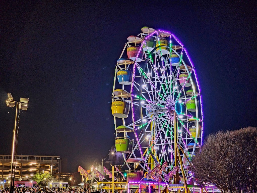 Photo of a Ferris wheel at Waco Wonderland.